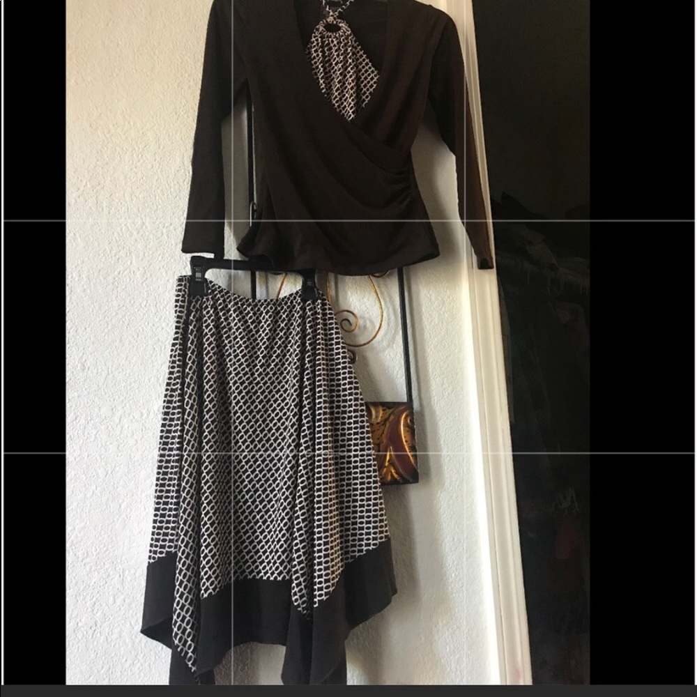 Top in skirt